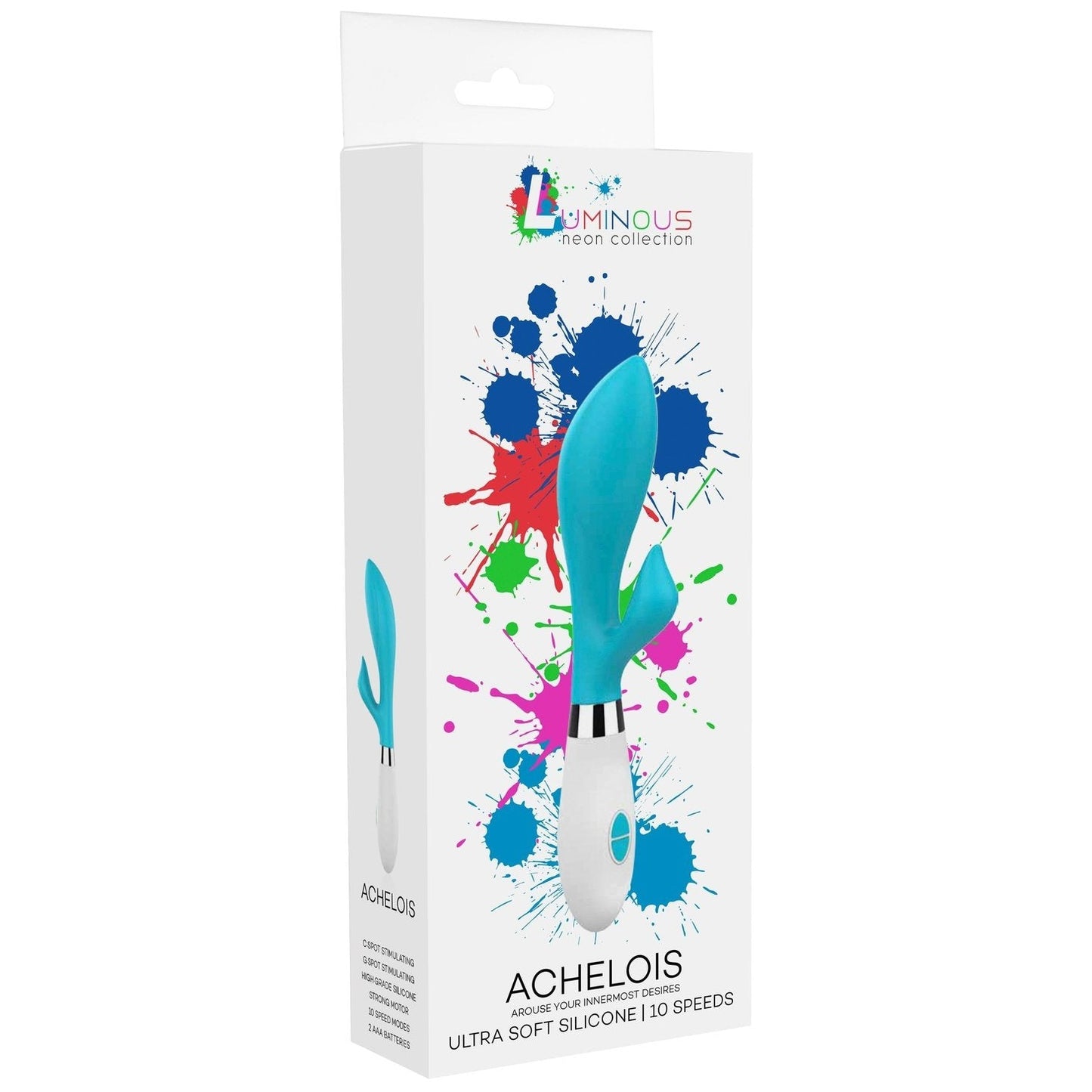 Achelois - Ultra Soft Silicone - 10 Speeds - Turqiose - GoEstasy