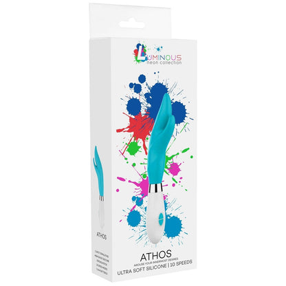 Athos - Ultra Soft Silicone - 10 Speeds - Turqiose - GoEstasy