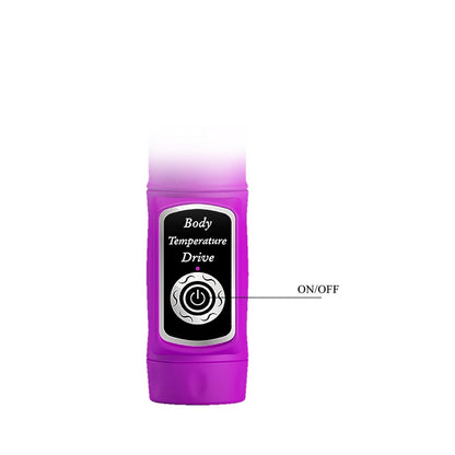 Vibratore design Body Touch - Vibrazione a seconda della temperatura corporea, Silicone medicale 100% allergenico.