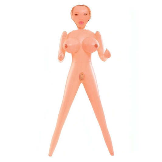 Allie McSqueal Bambola realistica con inserto ano e vagina realistico - Rosa Carne Pipedream Extreme Toyz