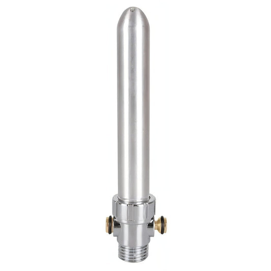 Doccetta anale in alluminio con aggancio per tubo doccia regolabile e 4 fori sulla punta You2Toys