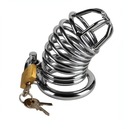 Jailed Metal Chastity Cage Lovetoy