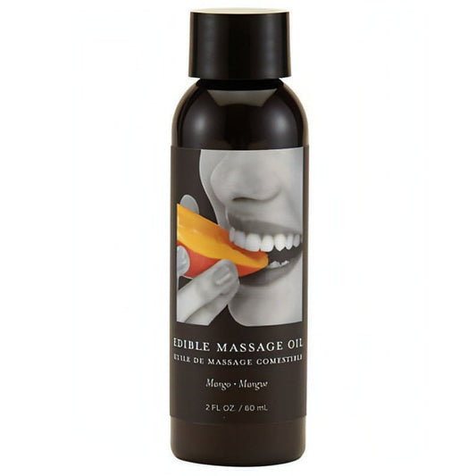 Olio da massaggio commestibile gusto Mango - 60 ml Earthly Body
