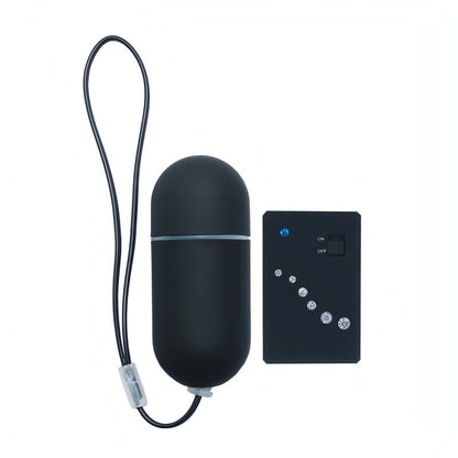 Ovetto vibrante Wireless in 100% silicone medicale - Nero Toyz4lovers