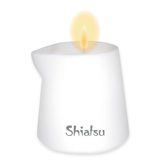 Shiatsu Massage Candle - Candela da massaggio profumata che si trasforma in olio da massaggio - 130 g, aroma Legno di Sandalo Shiatsu by HOT