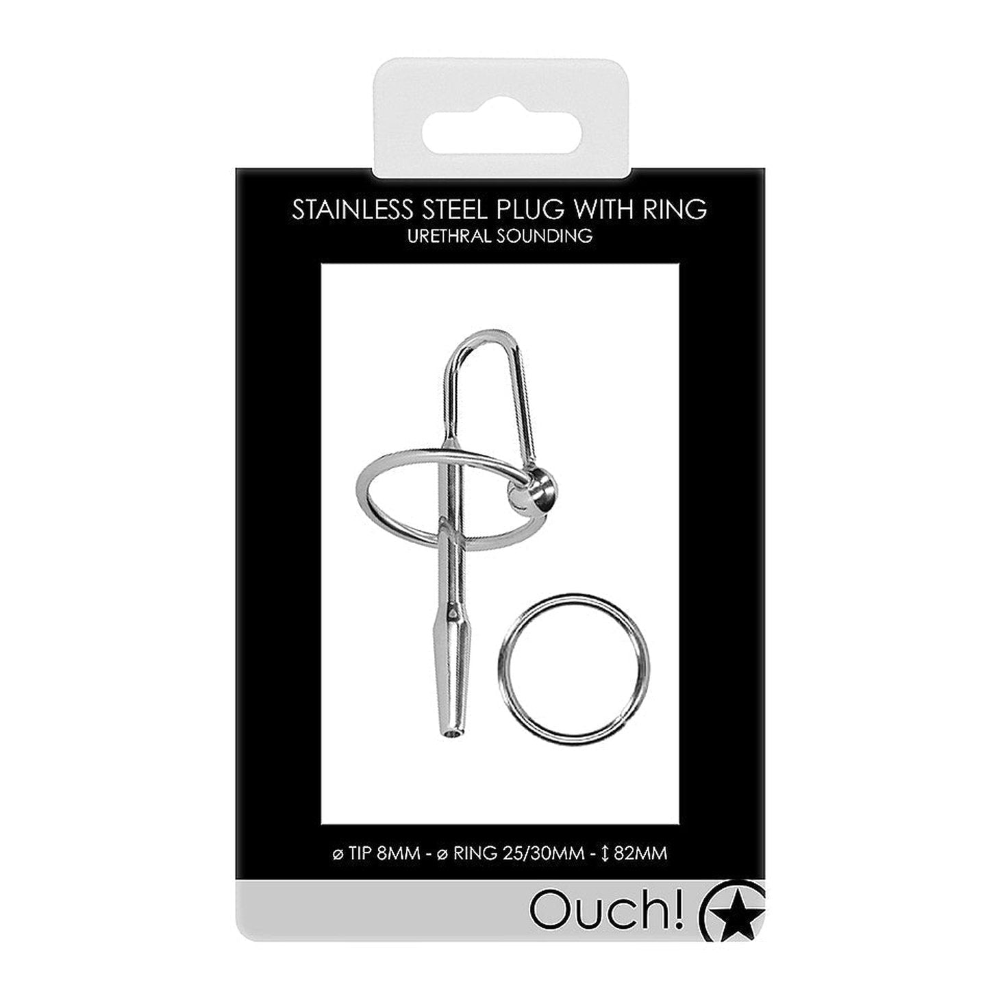 Urethral Sounding - Metal Plug Ouch!