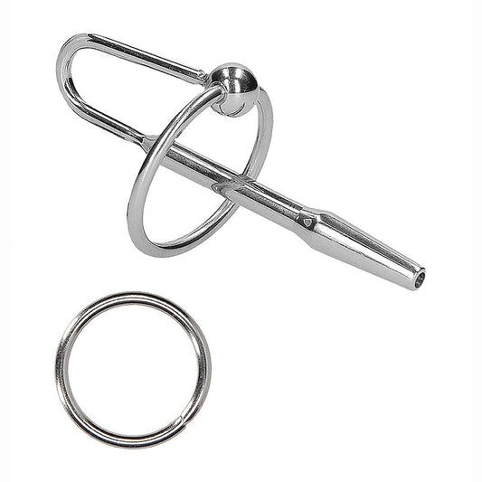 Urethral Sounding - Metal Plug Ouch!