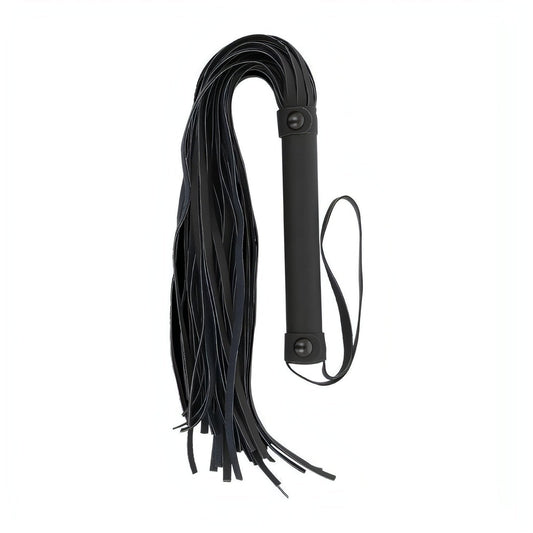 Whips & Flogger Black - Made with Vegan Leather Fetish Submissive